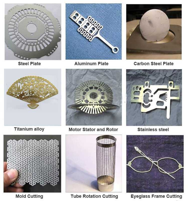 Минимальная цена лазерной резки 1000 Вт с беспроводным управлением Wi-Fi